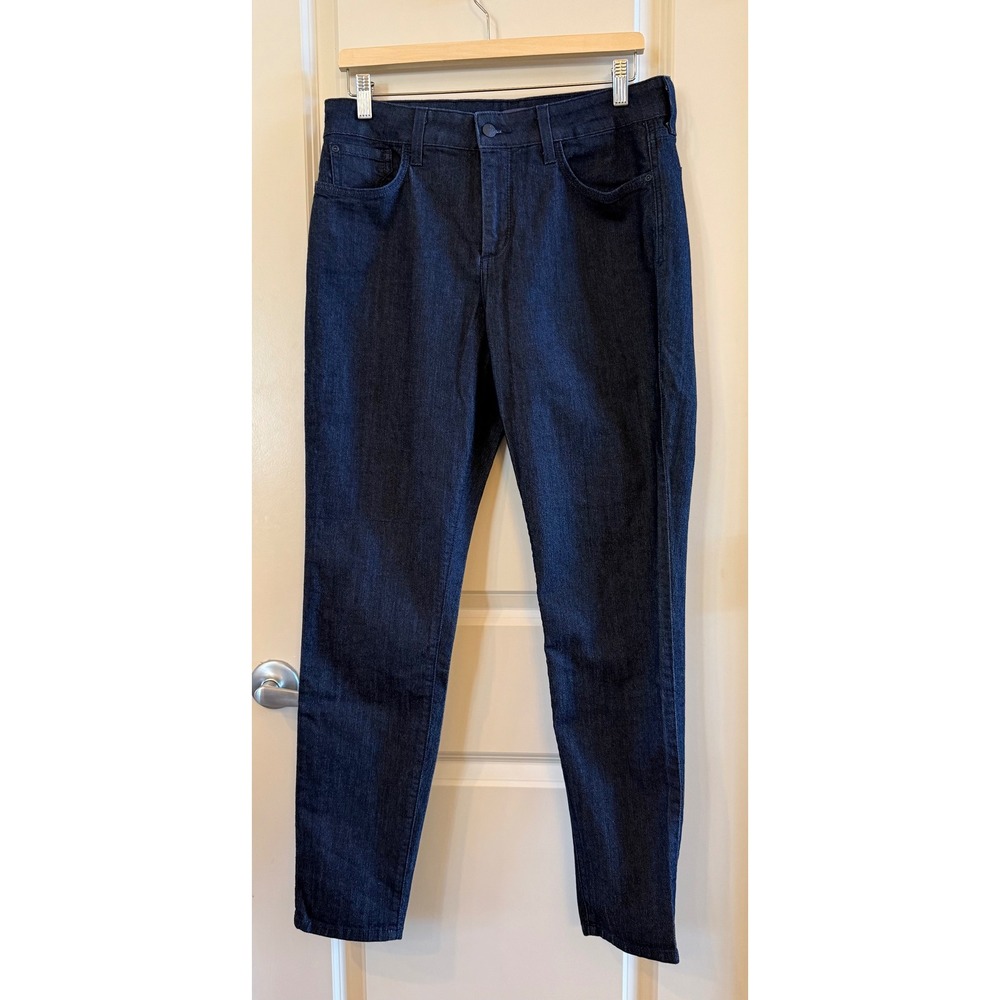 NYDJ Women's Super Skinny Stretchy Jeans Dark Wash High Rise Denim Size 12